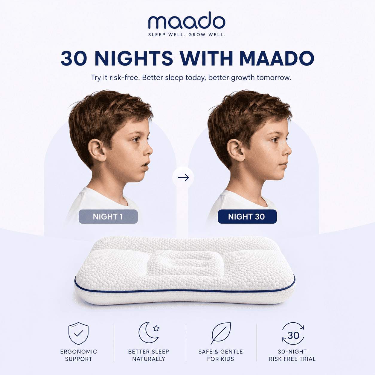 Maado Posture Kids Pillow