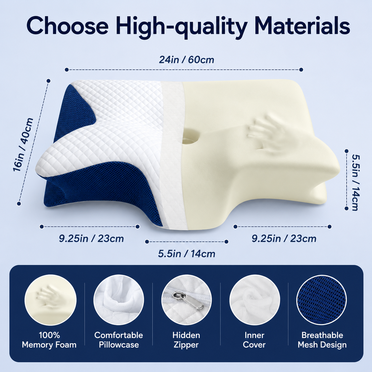 Maado EasySleep - Ergonomic Neck Pillow for Adults