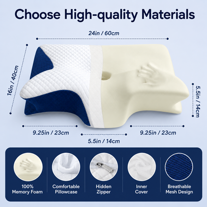 Maado EasySleep - Ergonomic Neck Pillow for Adults