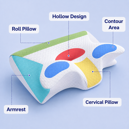 Maado EasySleep - Ergonomic Neck Pillow for Adults