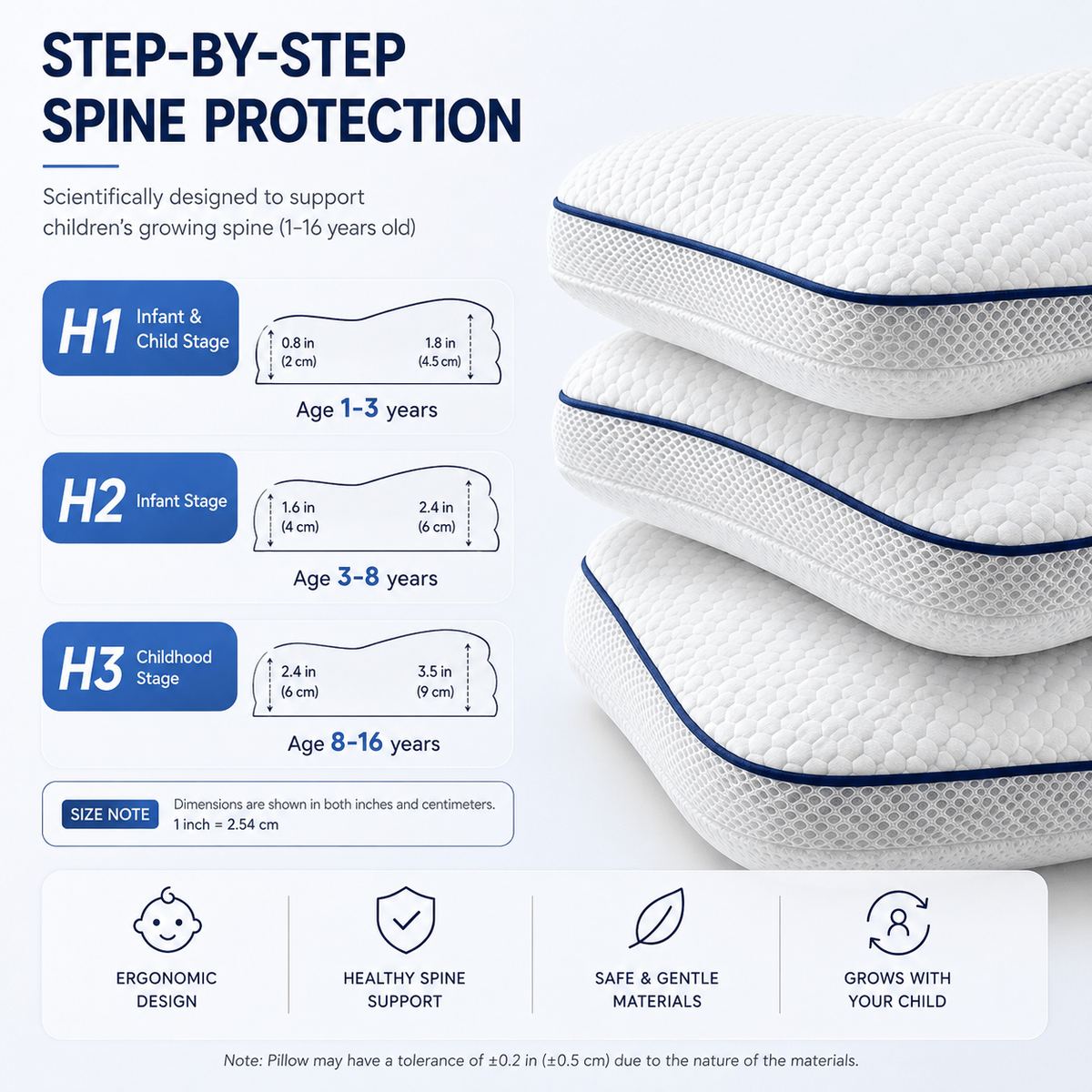 Maado Posture Kids Pillow
