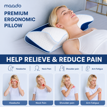 Maado EasySleep - Ergonomic Neck Pillow for Adults